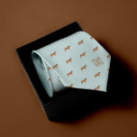 Bulldogs Pattern Monogram Krawatte<br><div class="desc">Fun Bulldogs auf einem winzig hellblauen Hintergrund. Personalisieren Sie mit einem Monogramm,  um das perfekte aus einem freundlichen Geschenk zu machen. Suchen Sie eine andere Farbe? Kein Problem! Klicken Sie einfach auf die Schaltfläche "Anpassen" und wählen Sie die Hintergrundfarbe Ihrer Wahl aus.</div>