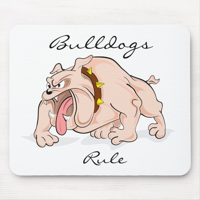 Bulldogs Rule Mousepad (Vorne)