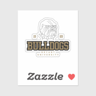 Bulldogs - Universität Bryant Aufkleber