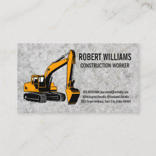 Bulldozer Beton Terminkarte