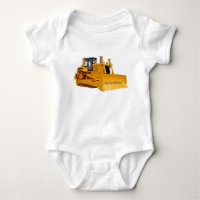 Bulldozer-Bild für Jersey Bodysuit