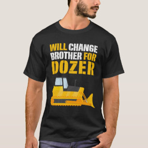 Bulldozer Erdbewegungsmaschine Kipper Geburtstagsg T-Shirt
