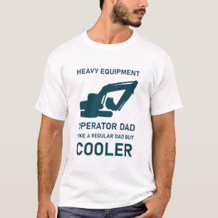 Bulldozer für den Vater schwerer Geräte T-Shirt
