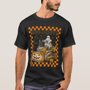 Bulldozer Halloween Bootdozer Bauwagen B T-Shirt