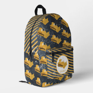 Bulldozer-Individuelle Name für Lkw-Boys Bedruckter Rucksack