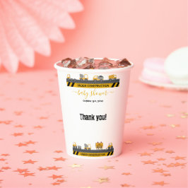 Bulldozer-Kinderdusche im Bauwesen Pappbecher