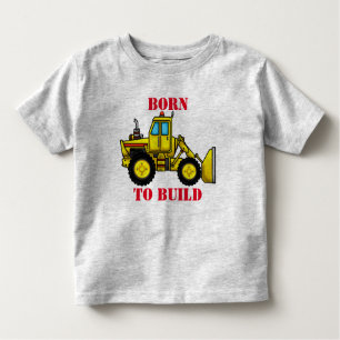 Bulldozer Kleinkind Fine Jersey T - Shirt