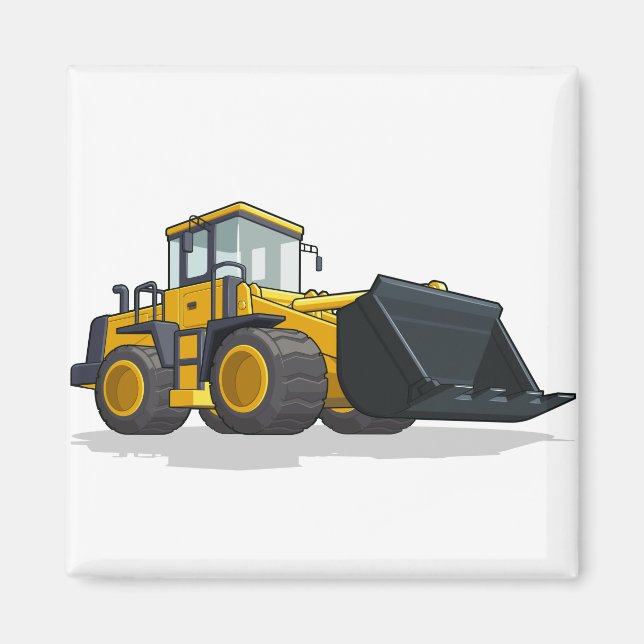 Bulldozer Magnet (Vorne)