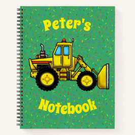 Bulldozer-Notebook Notizbuch
