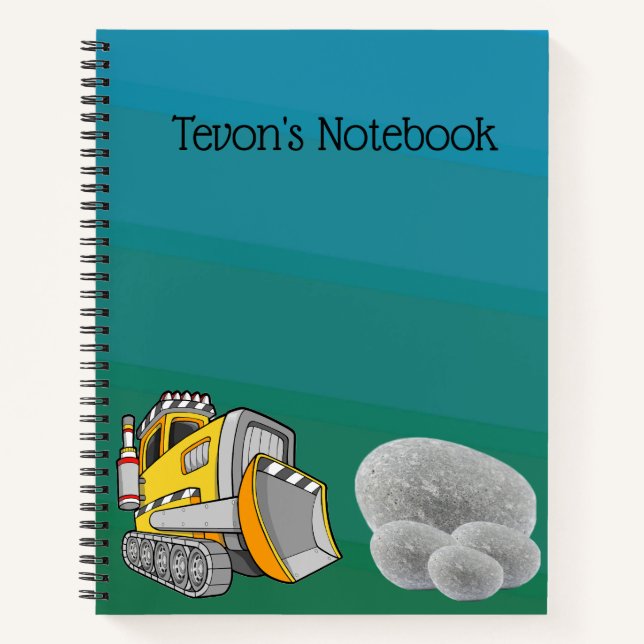 Bulldozer-Sonderheft Notizbuch (Vorderseite)