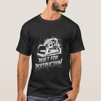 Bulldozerfahrer Bauarbeiter Erdbewegungsmaschine T-Shirt