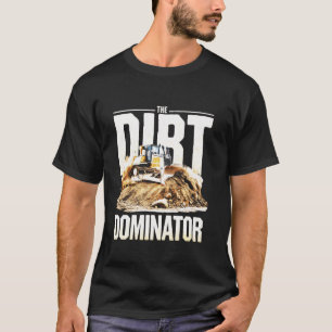 Bulldozerfahrer Bauarbeiter Erdbewegungsmaschine T-Shirt