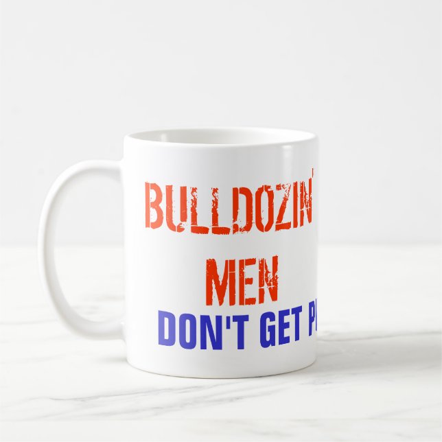 Bulldozin Männer Tasse (Links)