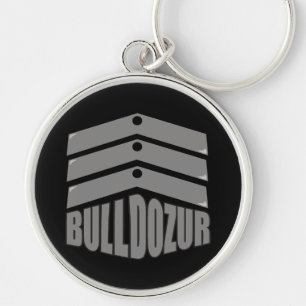 Bulldozur "Wappen" Logo-Schlüsselanhänger Schlüsselanhänger