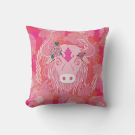 Bulle Blume des Lebens Kissen