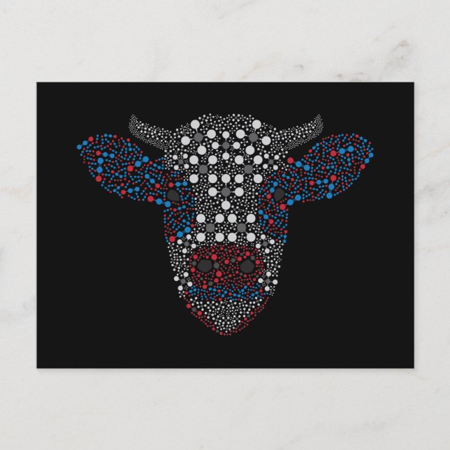 Bulle für landwirtschaftliche Emissionen Postkarte (Vorderseite)