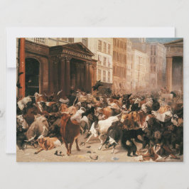 Bullen und Bären auf dem Aktienmarkt (W.H. Beard) Karte