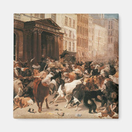 Bullen und Bären auf dem Aktienmarkt (W.H. Beard) Magnet