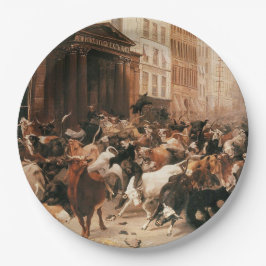 Bullen und Bären auf dem Aktienmarkt (W.H. Beard) Pappteller