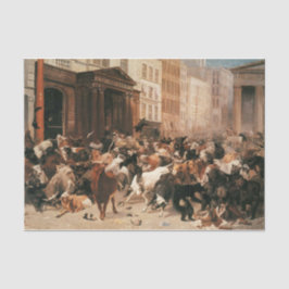 Bullen und Bären auf dem Aktienmarkt (W.H. Beard) Seidenpapier