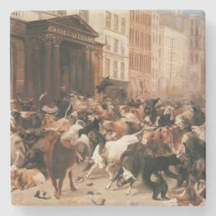Bullen und Bären auf dem Aktienmarkt (W.H. Beard) Steinuntersetzer