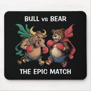 Bullen und Bären Personalisiert Mousepad