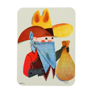 Bullen und Räuber Magnet