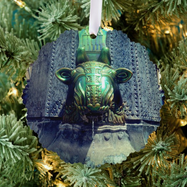 Bullenbrunnen Ornament Karte (Insitu (Baum))