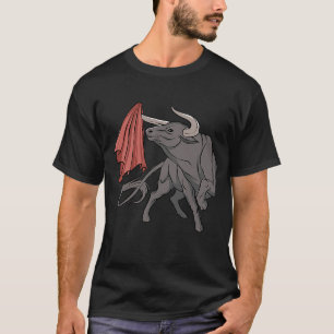 Bullenkämpfe mit Flaggenbullen Spanien T-Shirt