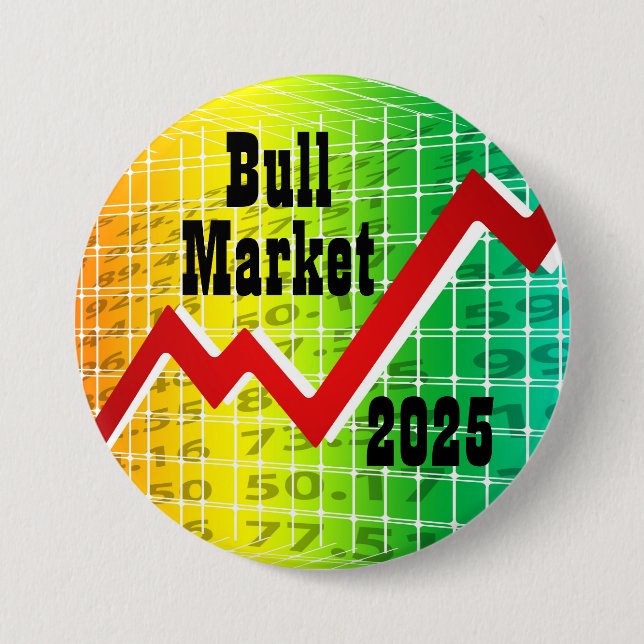 Bullenmarkt 2025 button (Vorderseite)