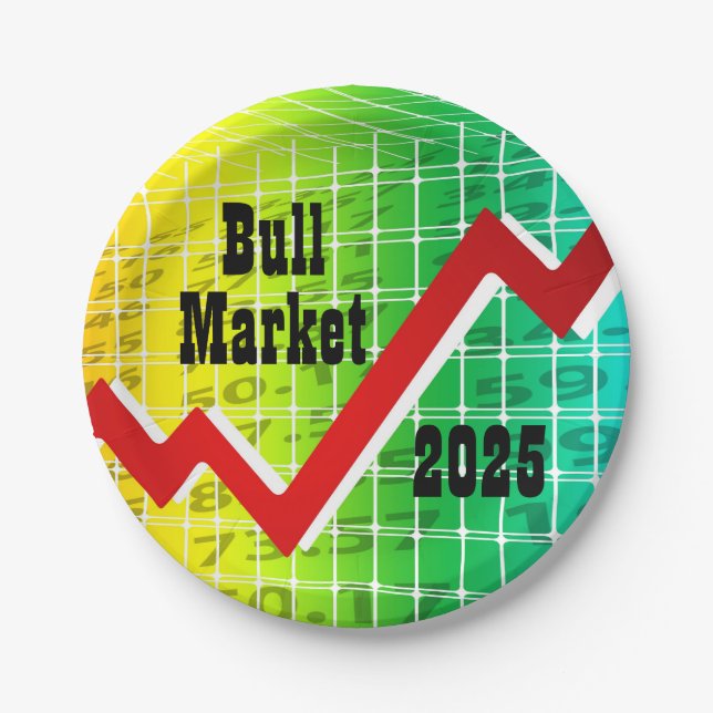 Bullenmarkt 2025 pappteller (Vorderseite)