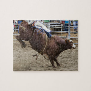 Bullenreiter am Rodeo Puzzle