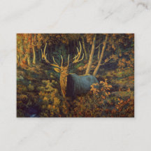 Bullenstech im Herbstwald