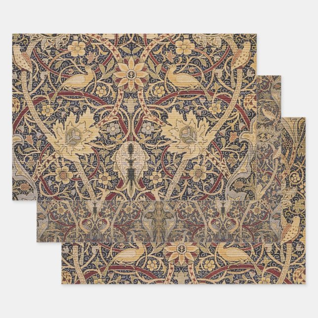 Bullerswood Wrapping Paper Flat Sheet Set 3 Geschenkpapier Set (Set)