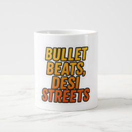 Bullet Beats, Desi Streets – Punjabi Biker Mug Des Jumbo-Tasse