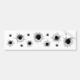 Bullet Holes Autoaufkleber