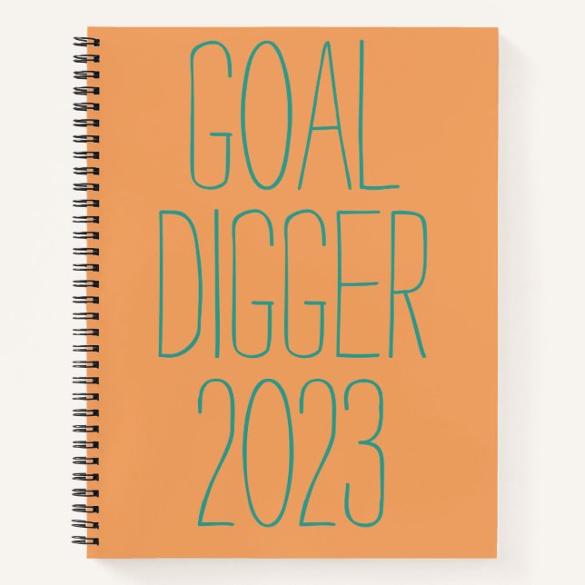 Bullet Journal "Goal Digger 2023" Notizbuch (Vorderseite)