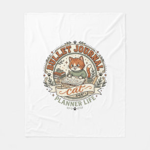 Bullet Journal Katze Bullet Journal Katze Vintage  Fleecedecke
