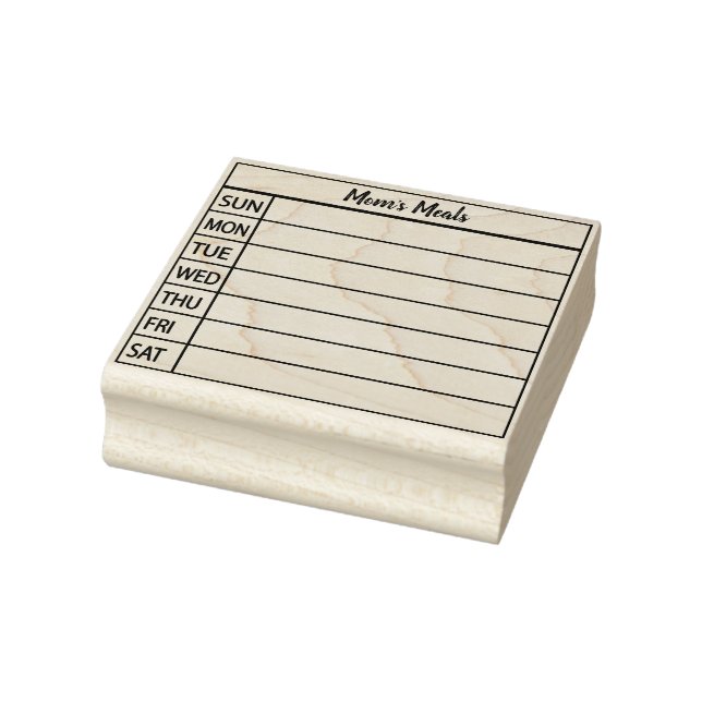 Bullet Journal Meetingplaner Gummistempel (Stempel)