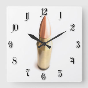 Bullet Quadratische Wanduhr