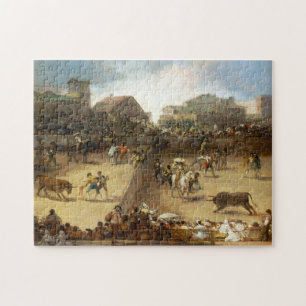 Bullfight in einem geteilten Ring Francisco José Puzzle