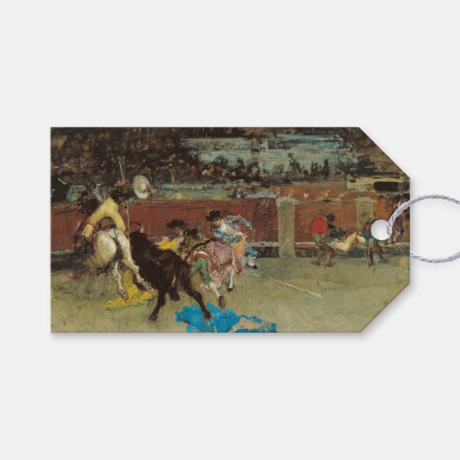 Bullfight (von Marià Fortuny) Geschenkanhänger (Vorderseite (Horizontal))
