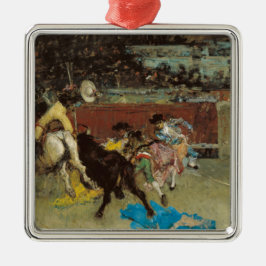 Bullfight (von Marià Fortuny) Ornament Aus Metall