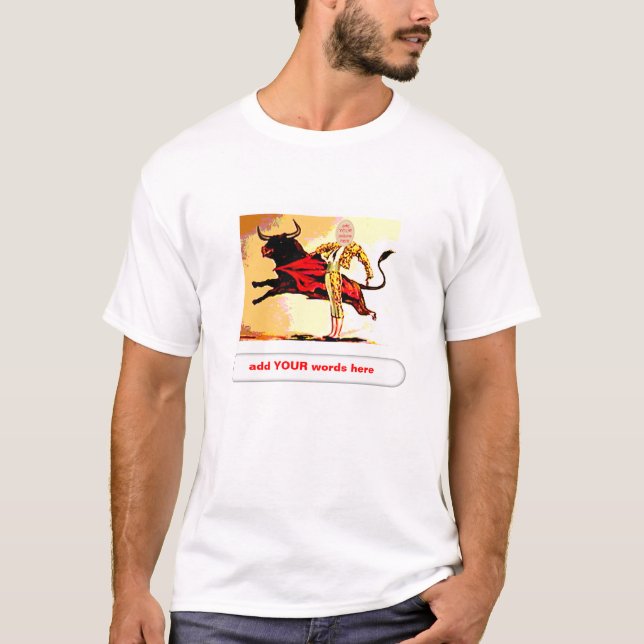 Bullfighter-Karnevals-Ausschnitt T-Shirt (Vorderseite)