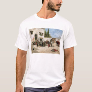 Bullfighters, die für den Kampf sich vorbereiten T-Shirt