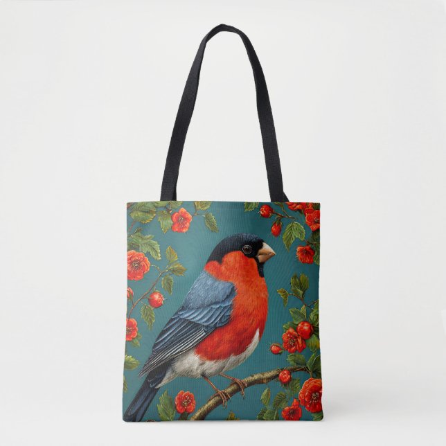 Bullfinch-Vogel auf einem Baum (Vorderseite)