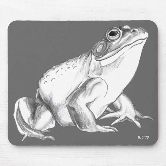 Bullfrog Art Mousepad Frosch Kunst Dekoration (Vorne)