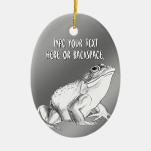 Bullfrog Art Ornament Personalisierte Froschdekora