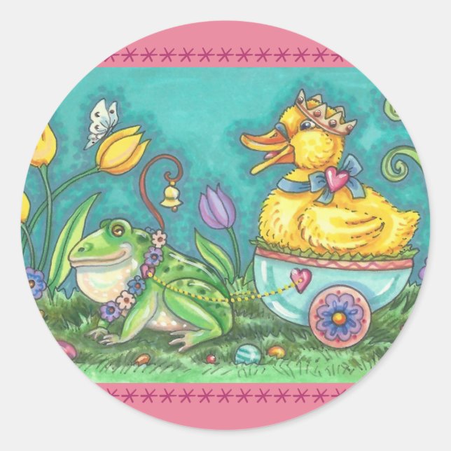 BULLFROG & DUCK EASTER EGG STICKER (Vorderseite)