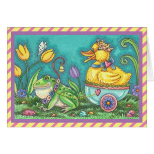BULLFROG & DUCK PRINCE EASTER GREETCARD Verse